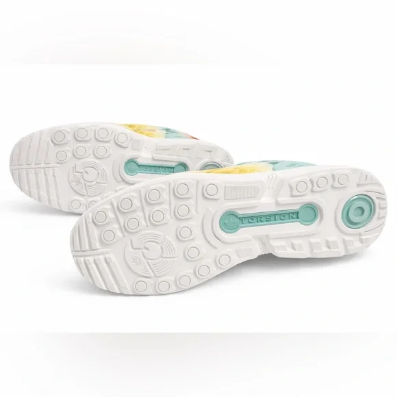 Adidas ZX Flux Torsion Sneakers- Multicolor Prism Gradient | Women’s SZ: 9 - Picture 5 of 6